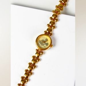 Lorus Mickey Mouse Gold Tone Ladies Watch